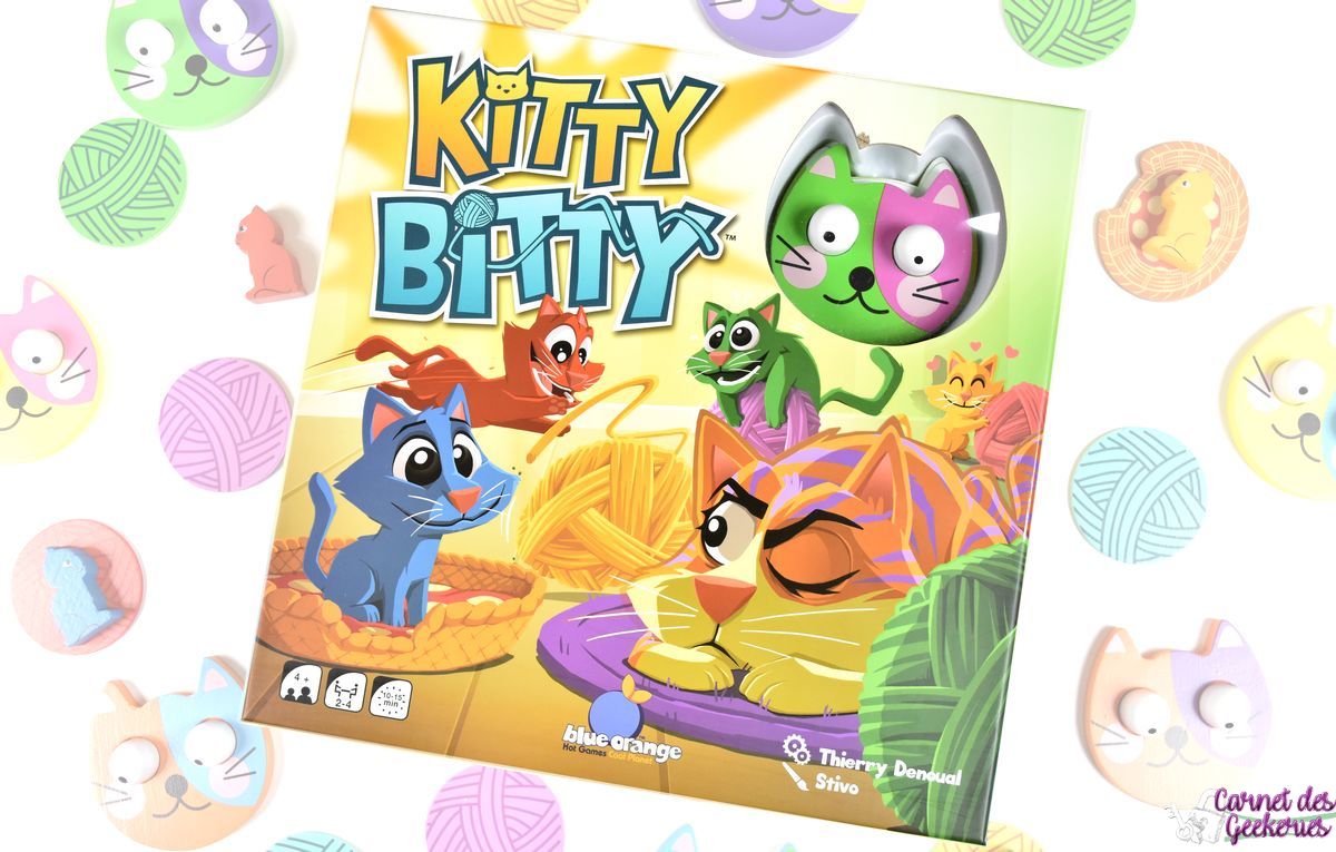 [J2S] Kitty Bitty - Blue Orange - Carnet des geekeries